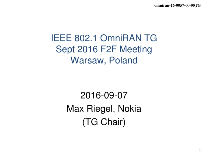 omniran 16 0057 00 00tg