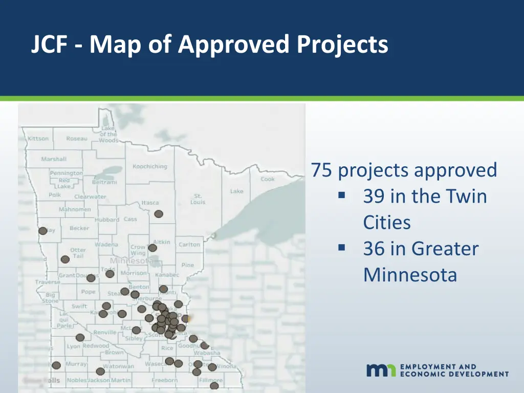 jcf map of approved projects