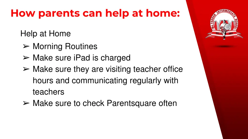 how parents can help at home
