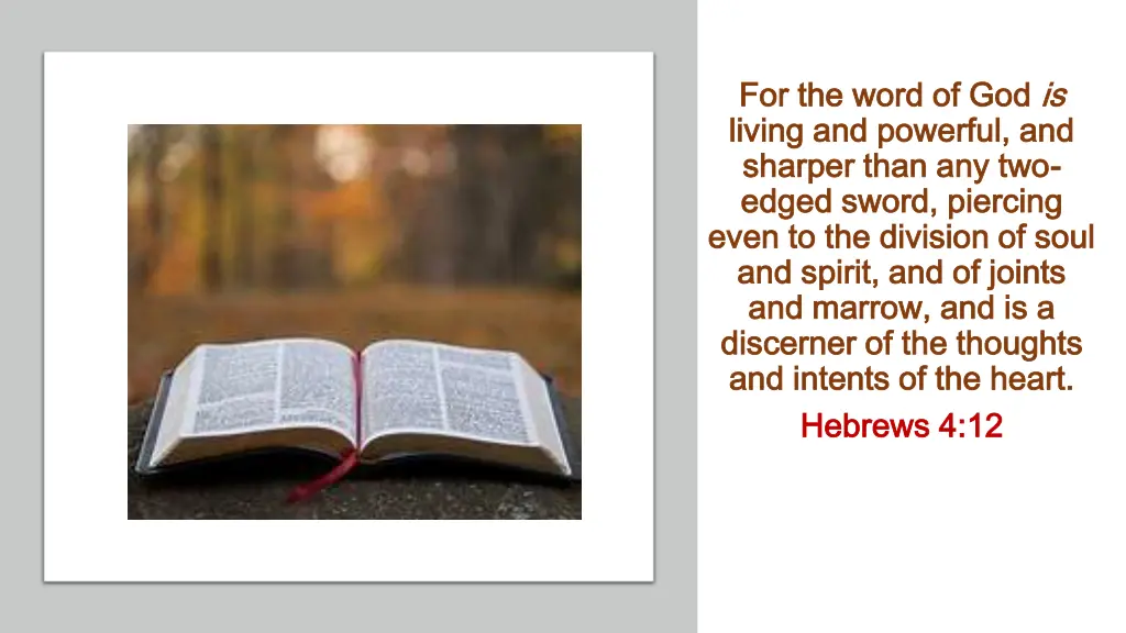 for the word of god for the word