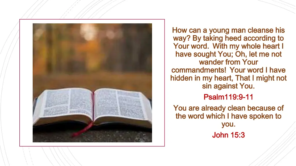 how can a young man cleanse his how can a young