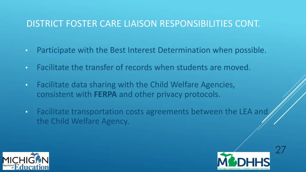 district foster care liaison responsibilities cont
