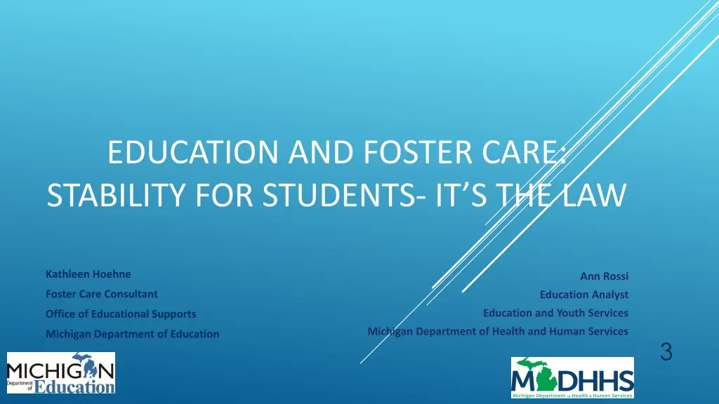 education and foster care stability for students