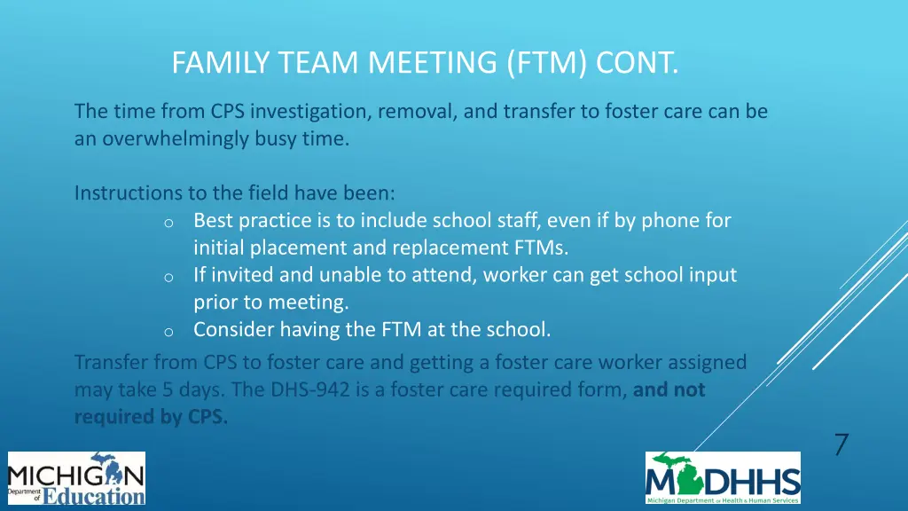 family team meeting ftm cont