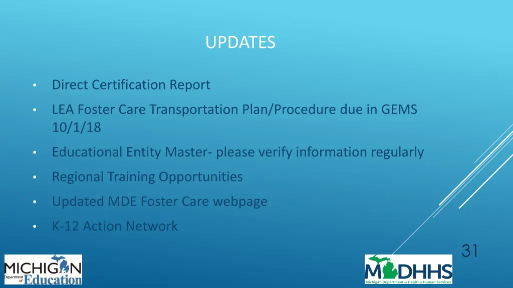 updates