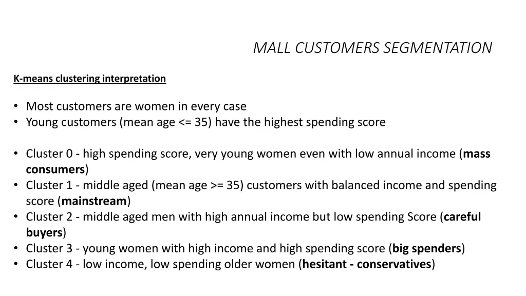 mall customers segmentation 8