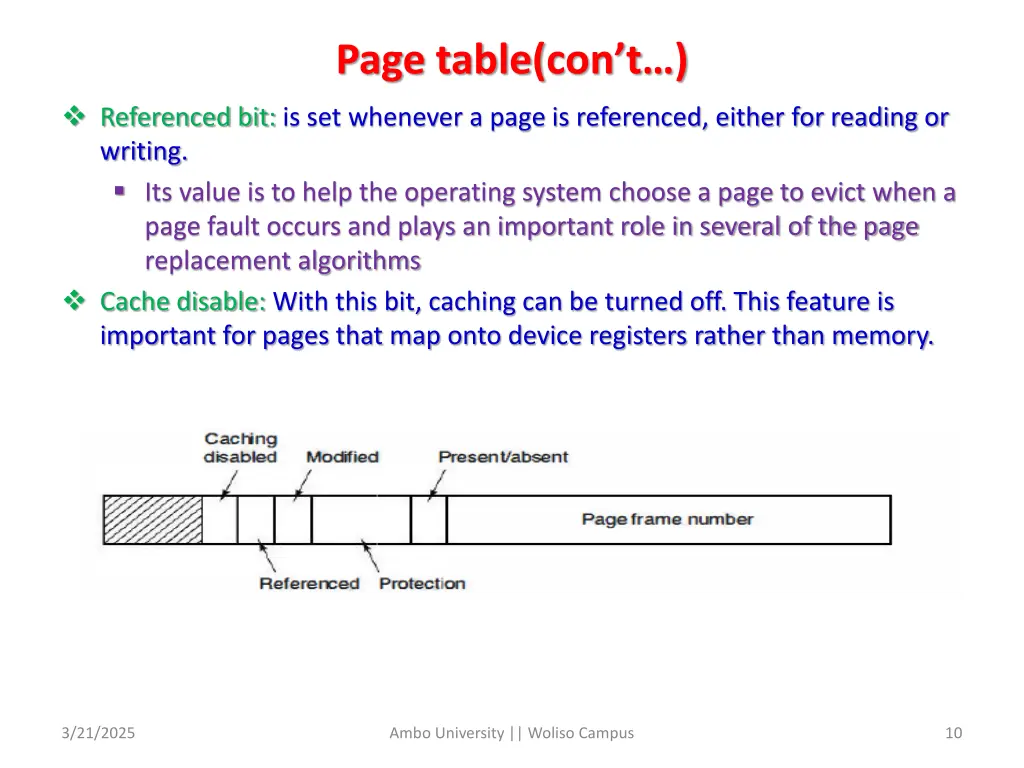 page table con t