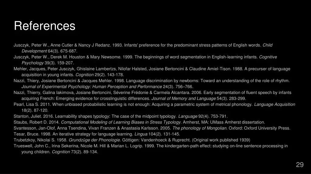 references 1