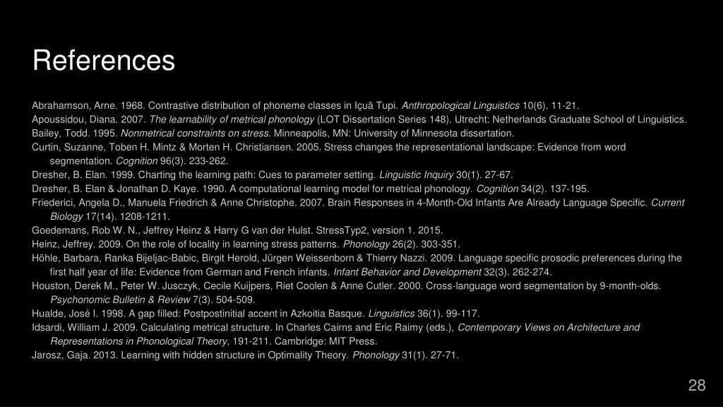 references
