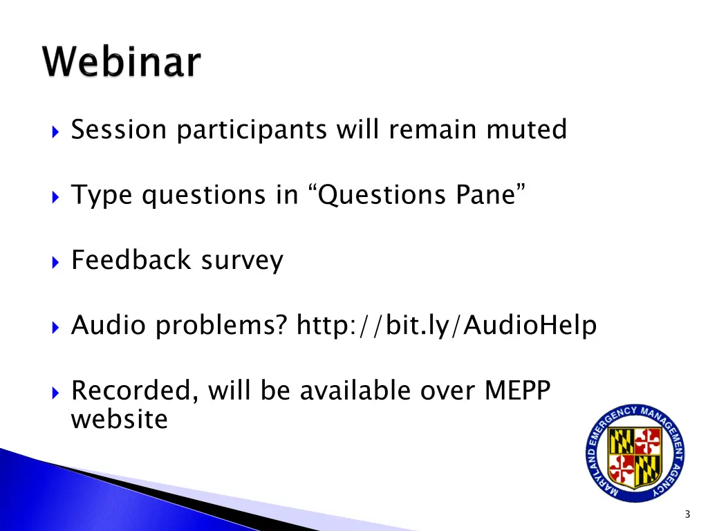 session participants will remain muted
