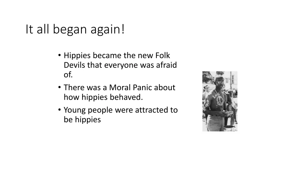 it all began again