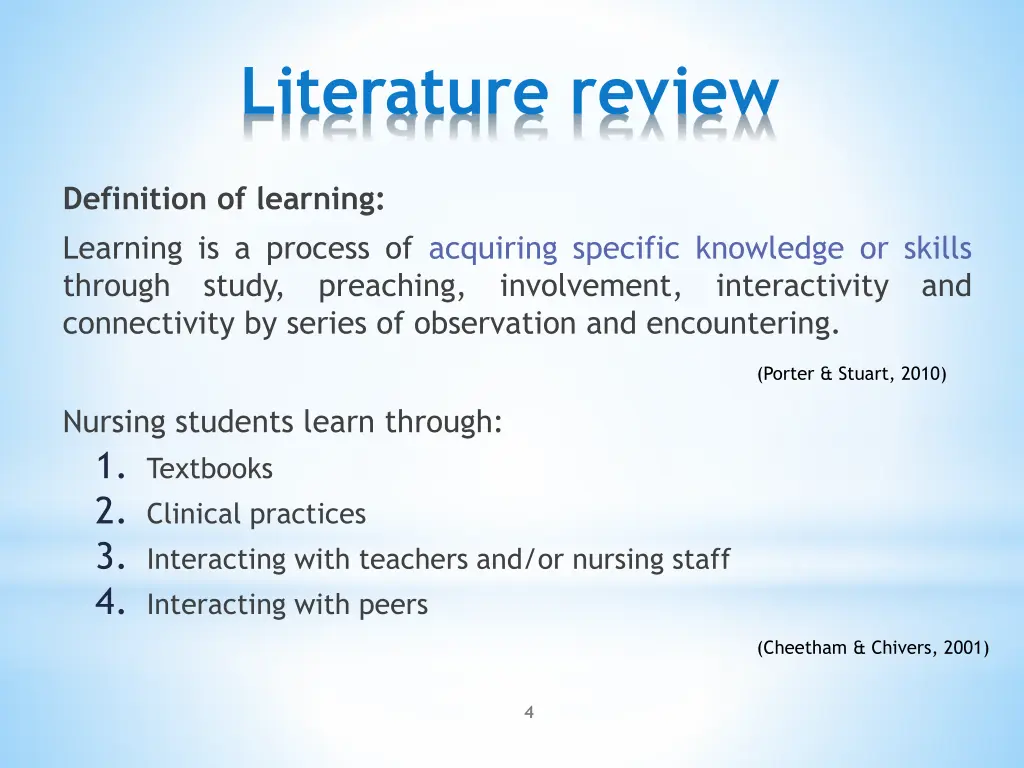 literature review