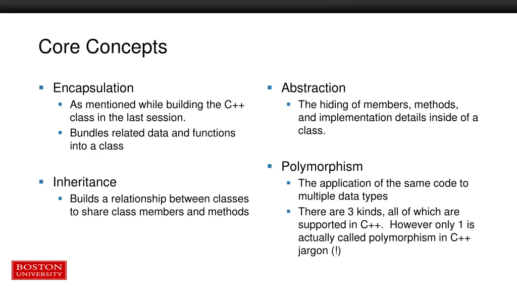 core concepts