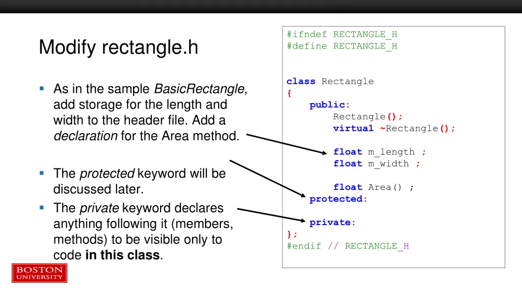 ifndef rectangle h define rectangle h
