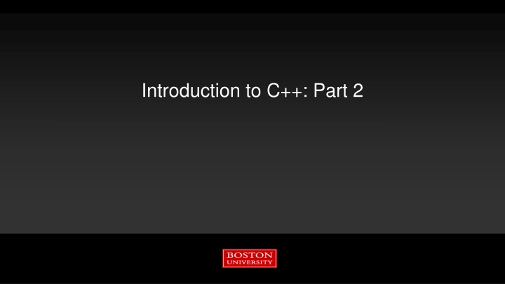 introduction to c part 2