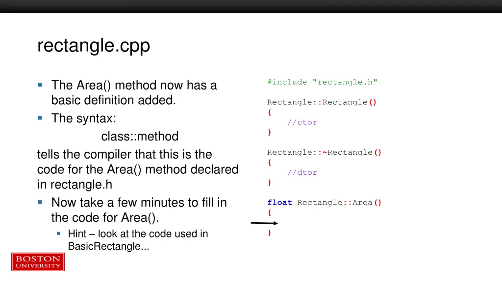 rectangle cpp