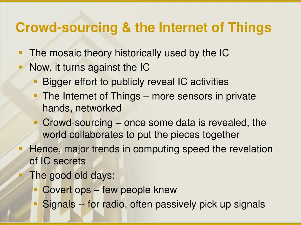 crowd sourcing the internet of things