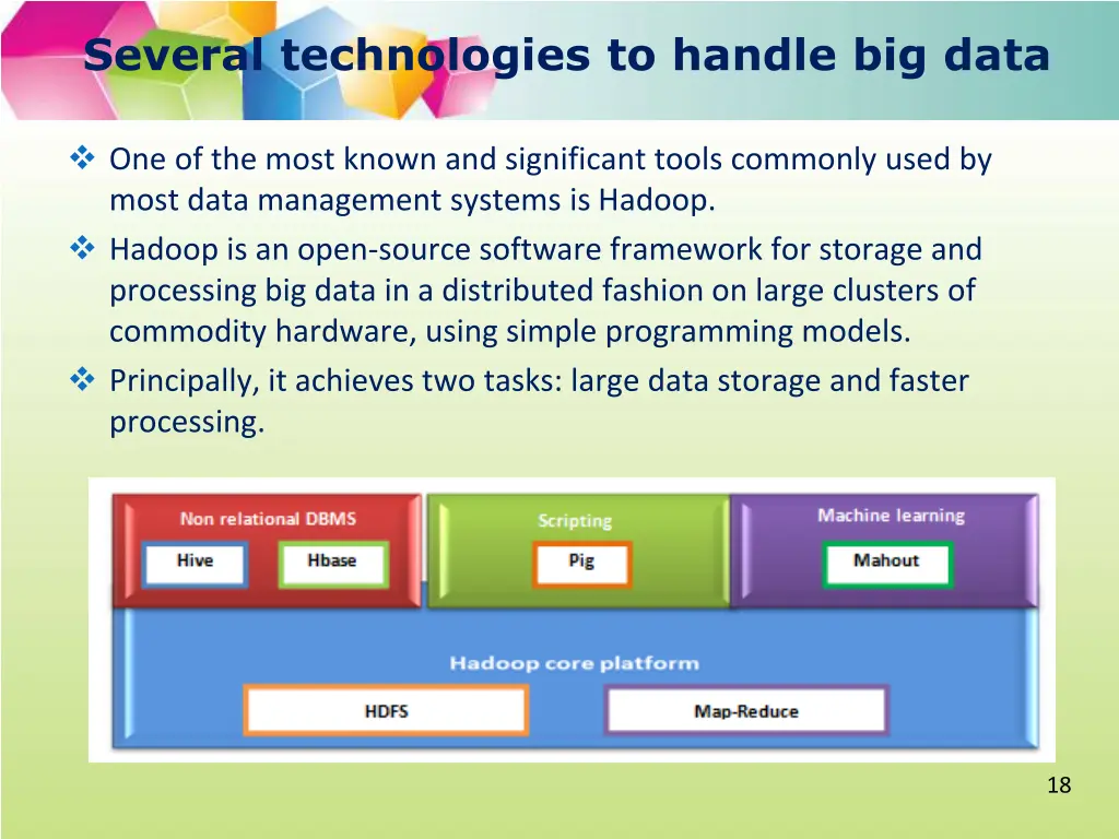 several technologies to handle big data 1