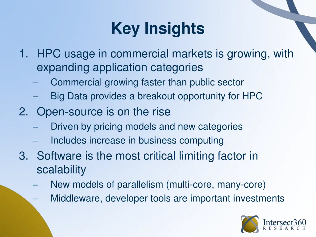 key insights