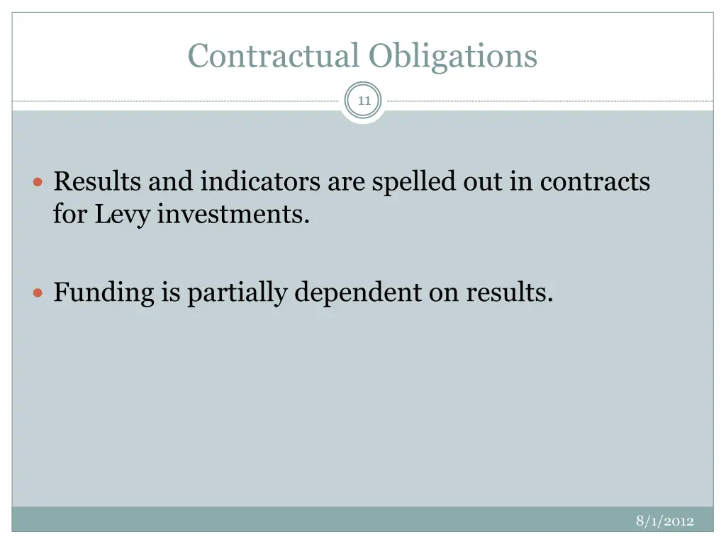 contractual obligations