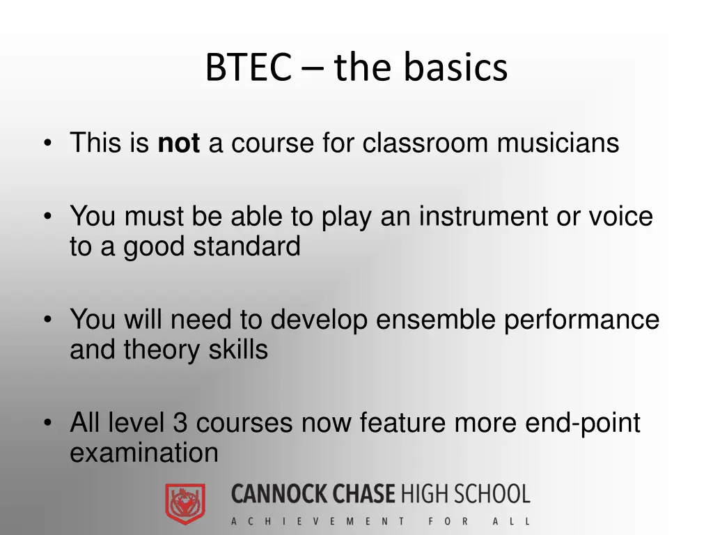 btec the basics 1