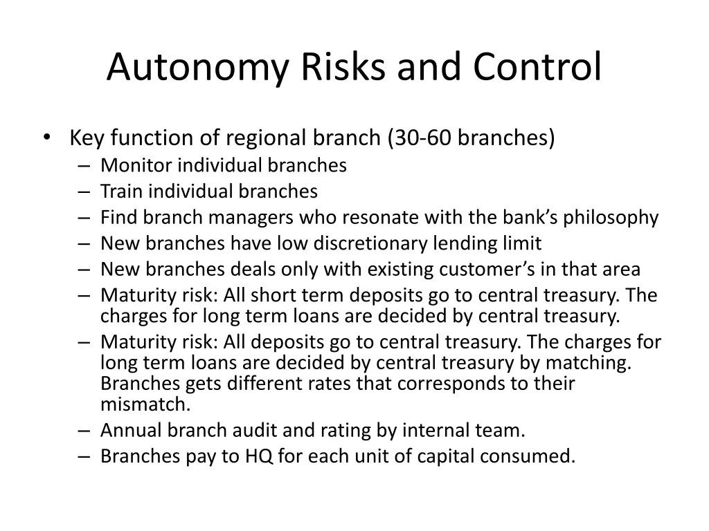 autonomy risks and control