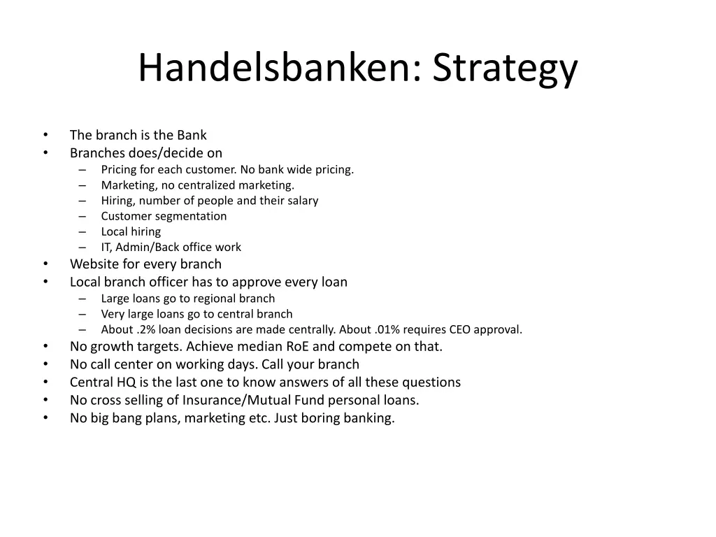 handelsbanken strategy