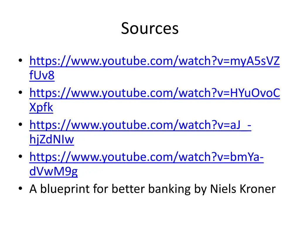 sources