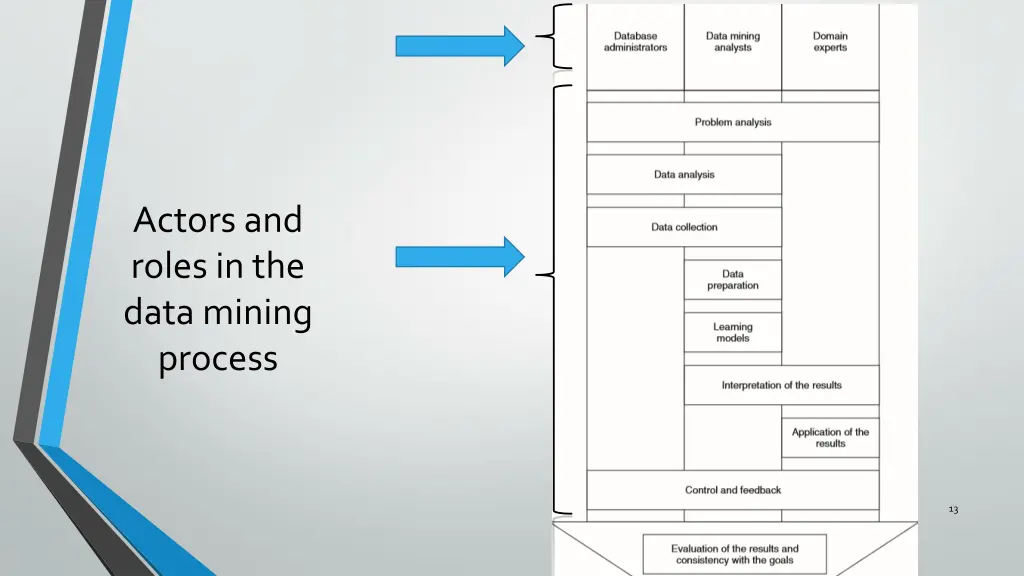 actors and roles in the data mining process
