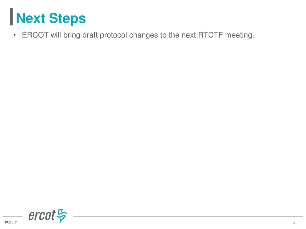 next steps