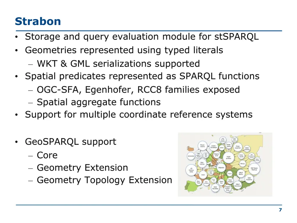 strabon storage and query evaluation module