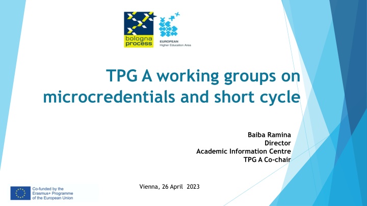 tpg a working groups on microcredentials