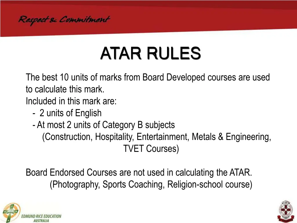 atar rules