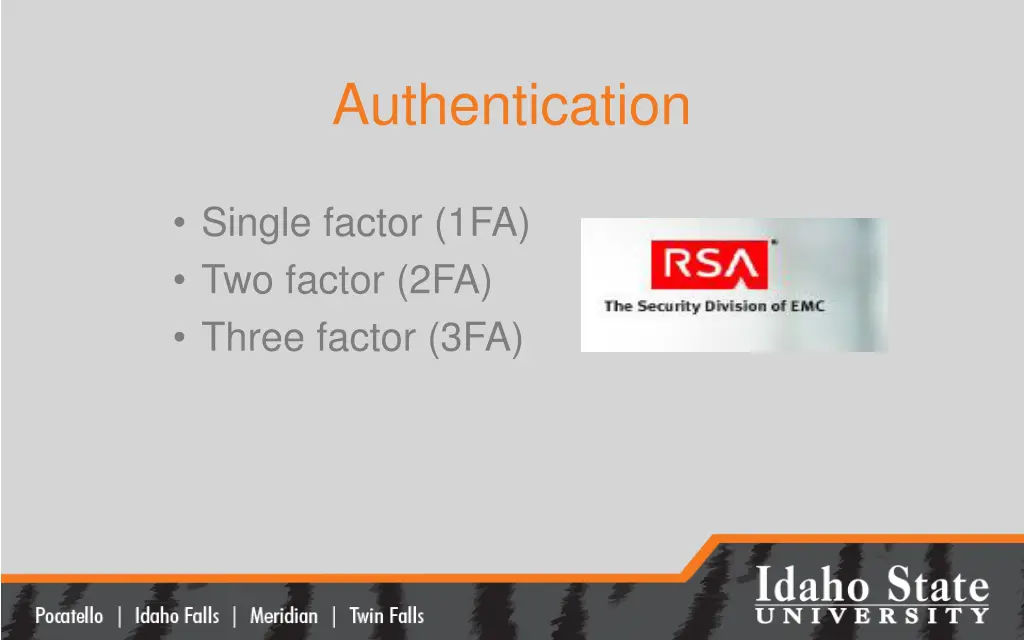authentication