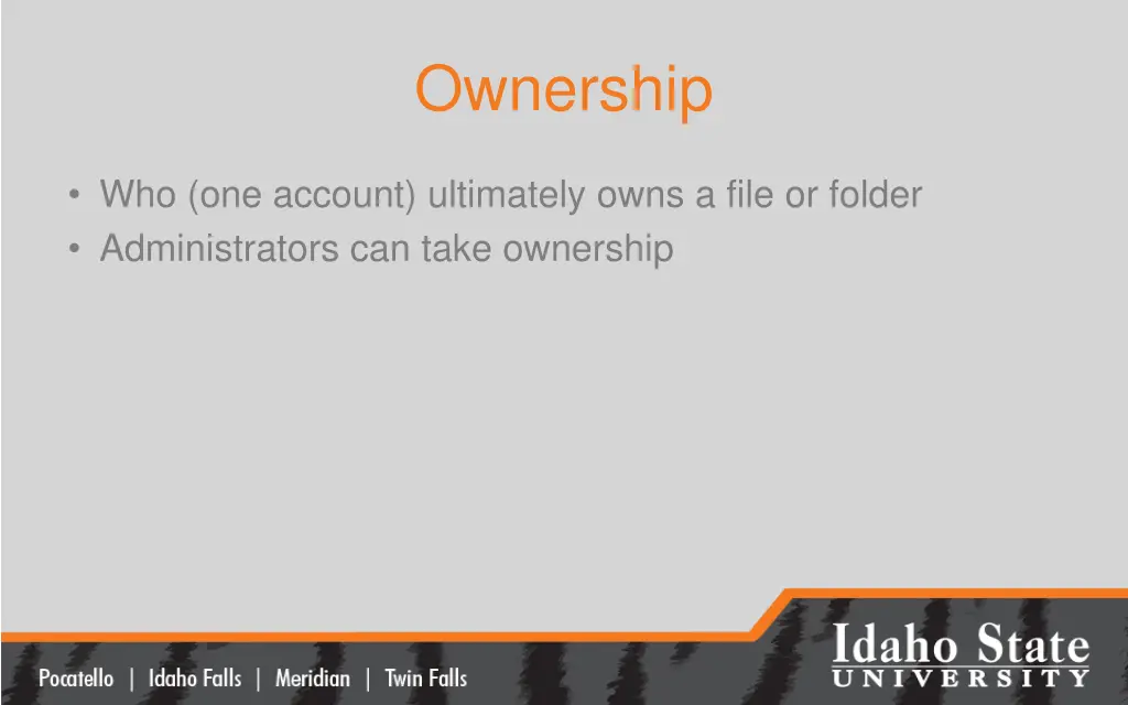 ownership