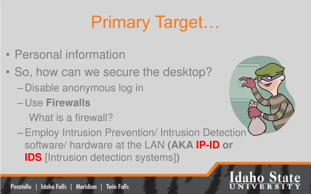 primary target