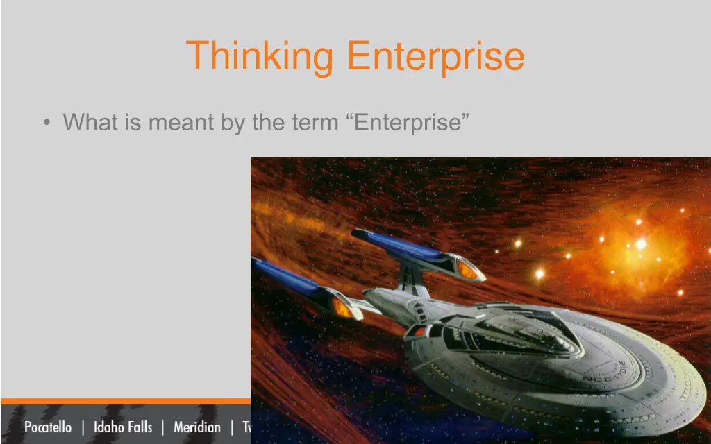 thinking enterprise