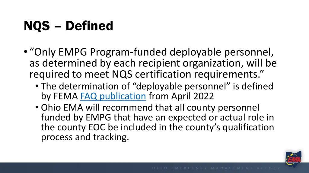 nqs defined