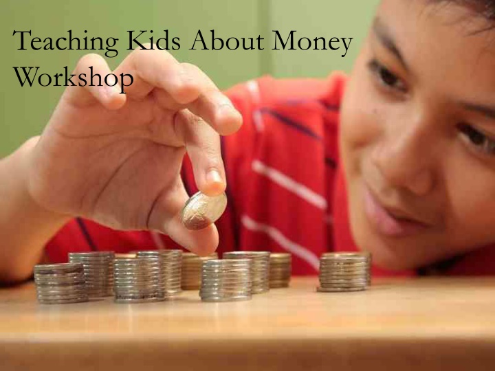 teaching kids about money workshop