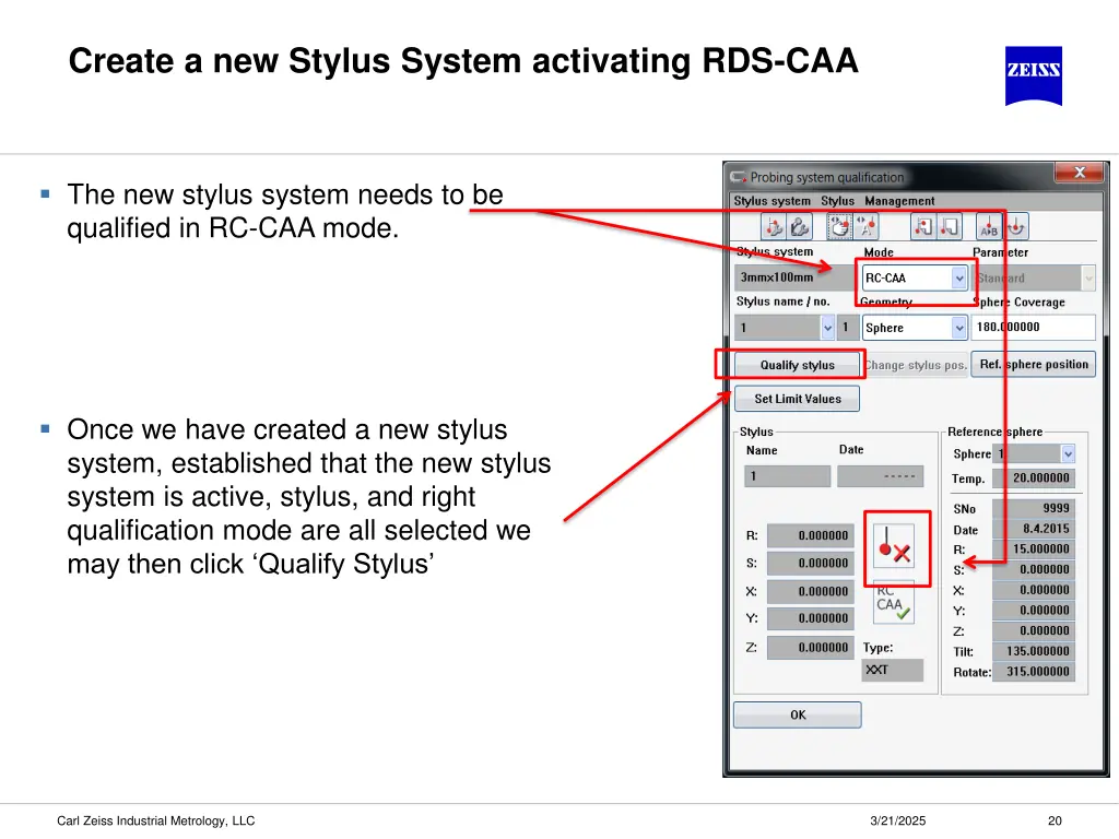create a new stylus system activating rds caa 5
