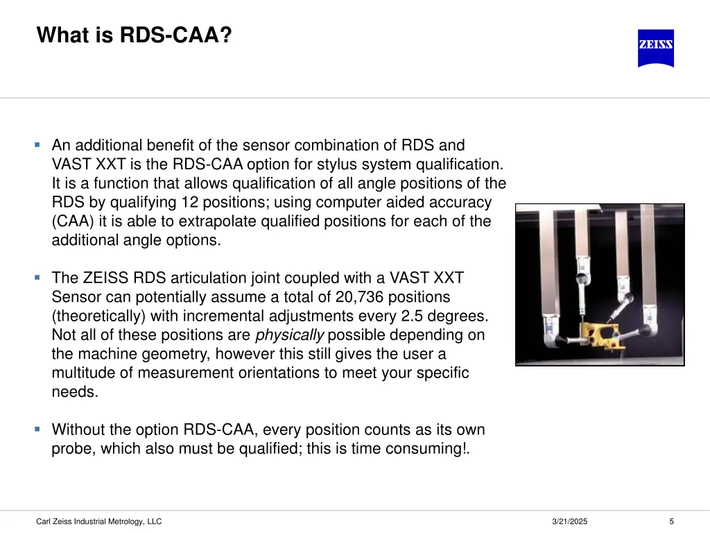 what is rds caa