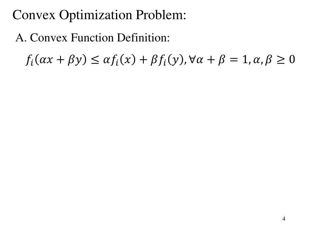 convex optimization problem 1