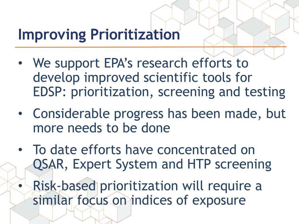 improving prioritization