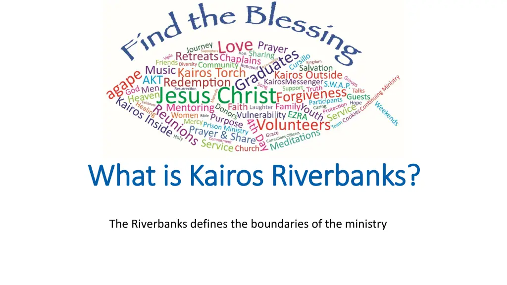 what is kairos riverbanks what is kairos