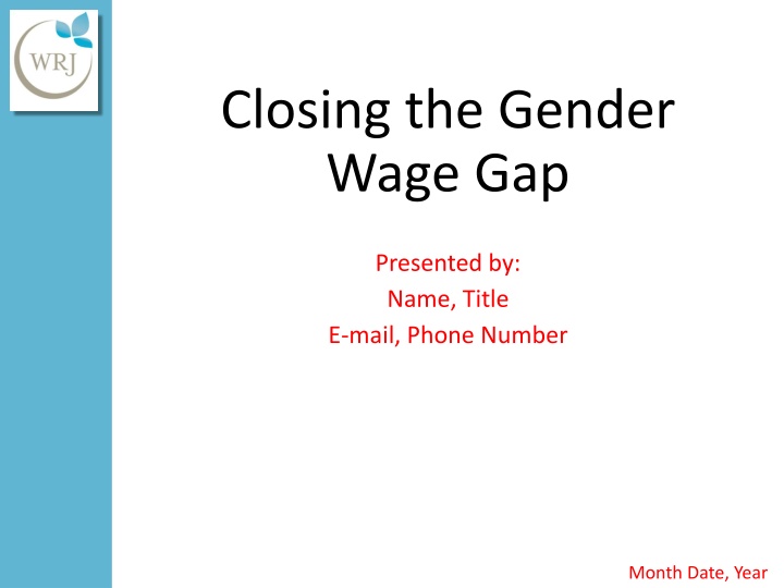 closing the gender wage gap