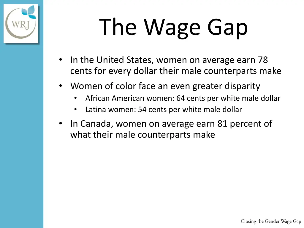 the wage gap
