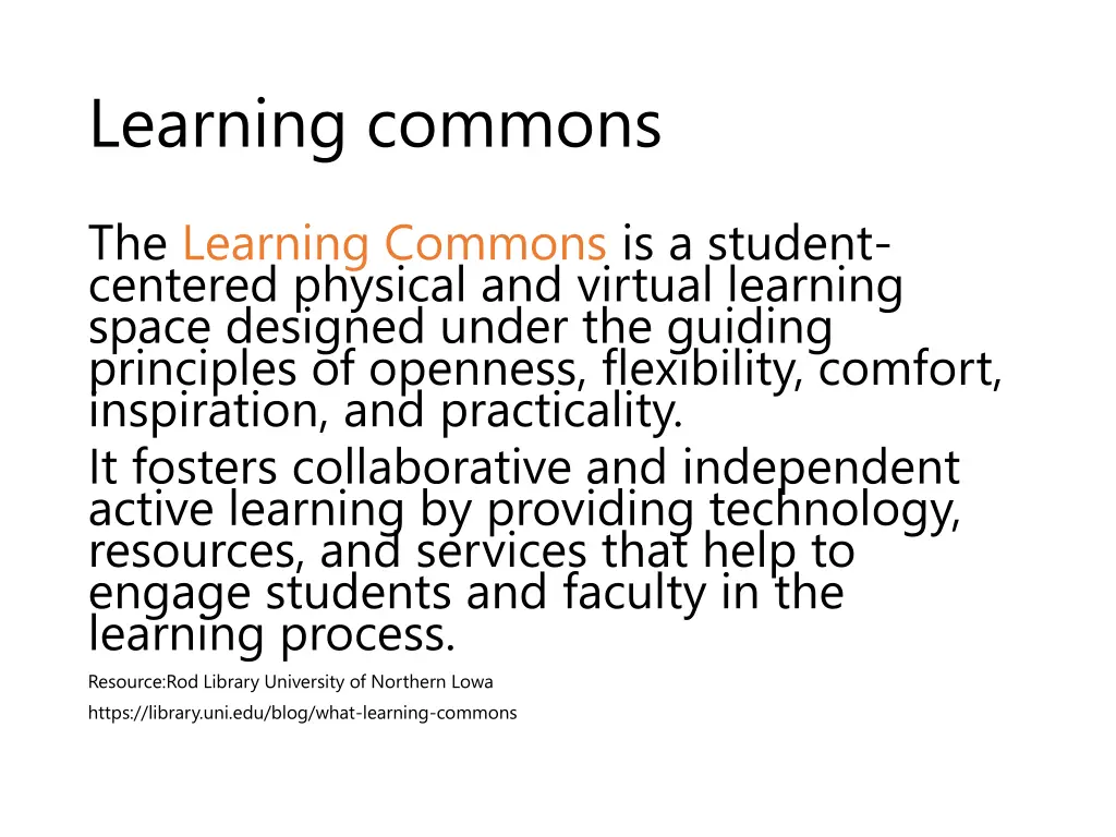 learning commons
