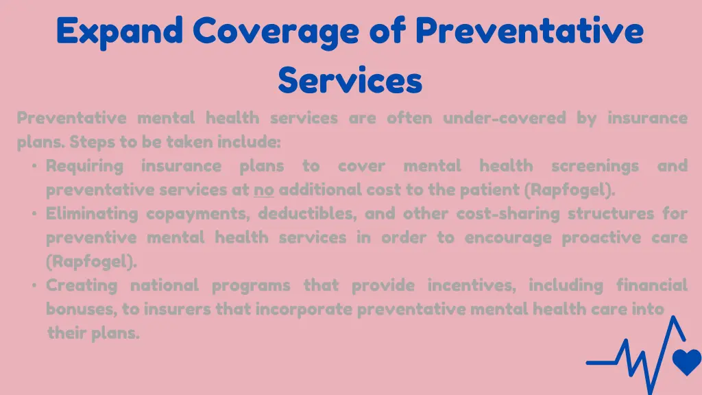 expand coverage of preventative services