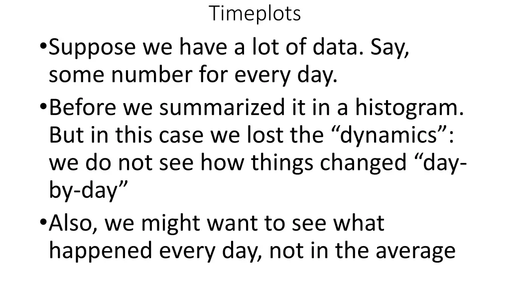 timeplots
