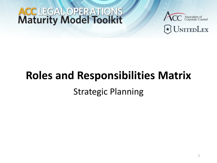 roles and responsibilities matrix